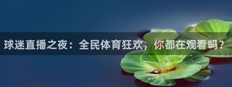 球迷直播之夜：全民体育狂欢，你都在观看吗？